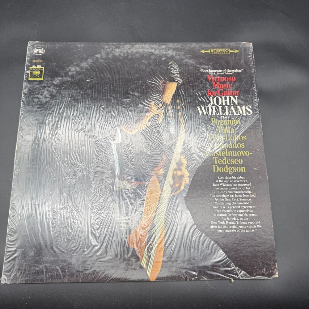 Virtuoso Music for Guitar John Williams Columbia Masterworks Stereo LP NM/VG+ US